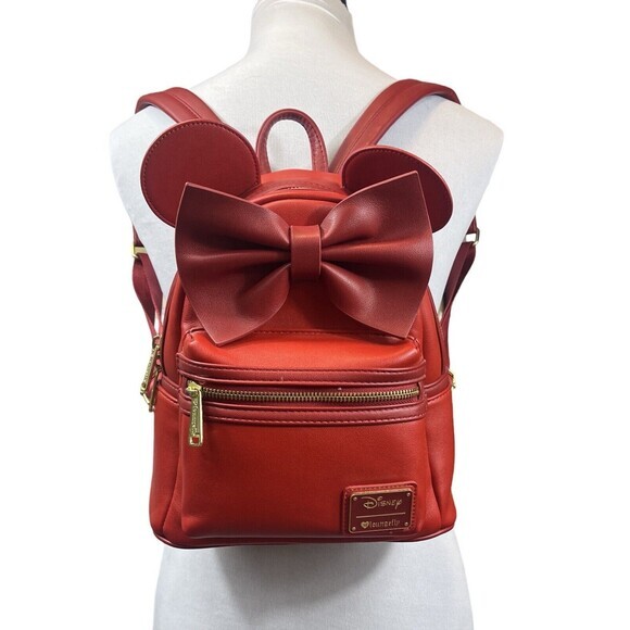 Loungefly Handbags - Loungefly Disney Minnie Mouse Red Ears Mini Backpack